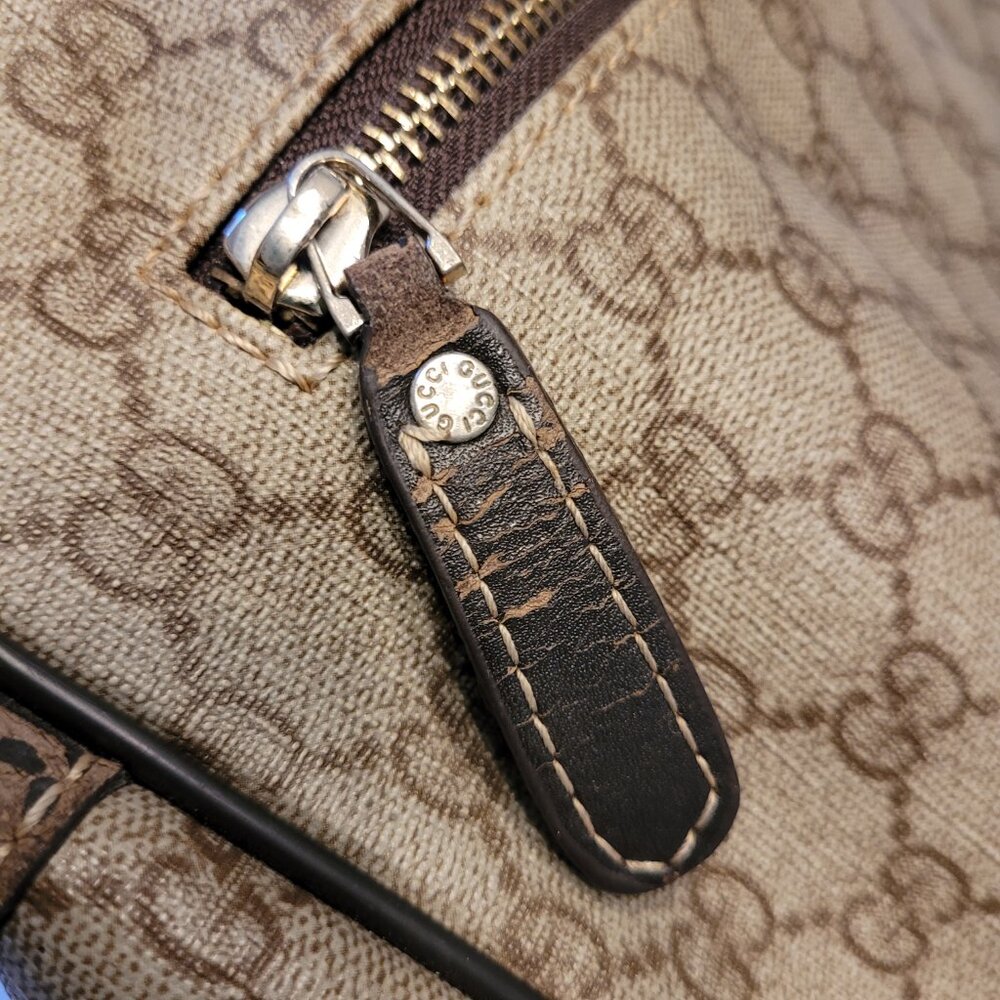 Gucci GG Supreme Coated Canvas Crossbody Bag AS-IS - Picture 10 of 15